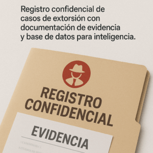 Apoya la Lucha Contra la Extorsión ("He sido extorsionado")