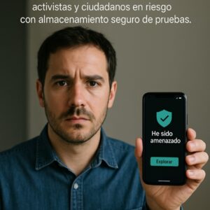 Contribuye a la Protección de Periodistas y Activistas ("He sido amenazado")
